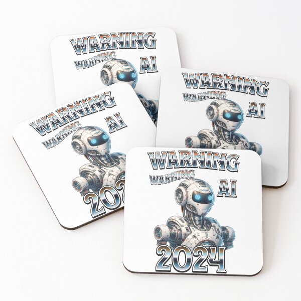 Item preview, WARNING AI ROBOT 2024  designed and sold by Terrence Webster.