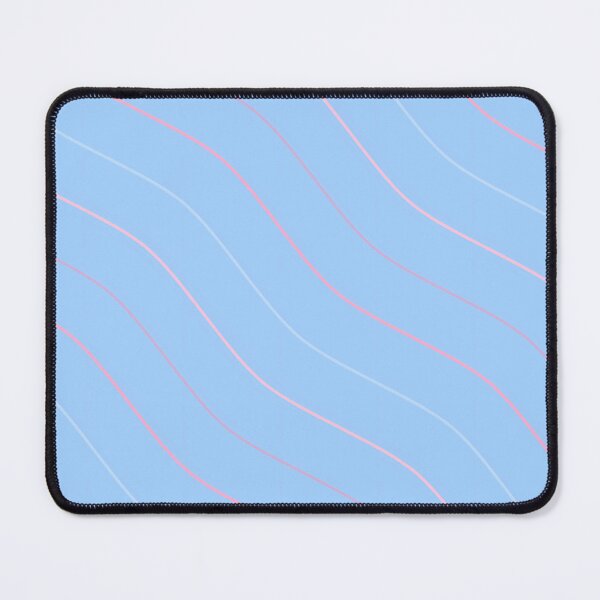 Item preview, Pink Shades And White Waves On Teal Pattern designed and sold by PatternsPalette.
