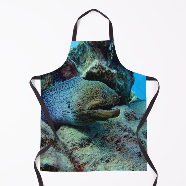 Item preview, Giant Moray in Vibrant Coral Reef Marsa Alam Red Sea Egypt designed and sold by Ahmed ElMekawy.
