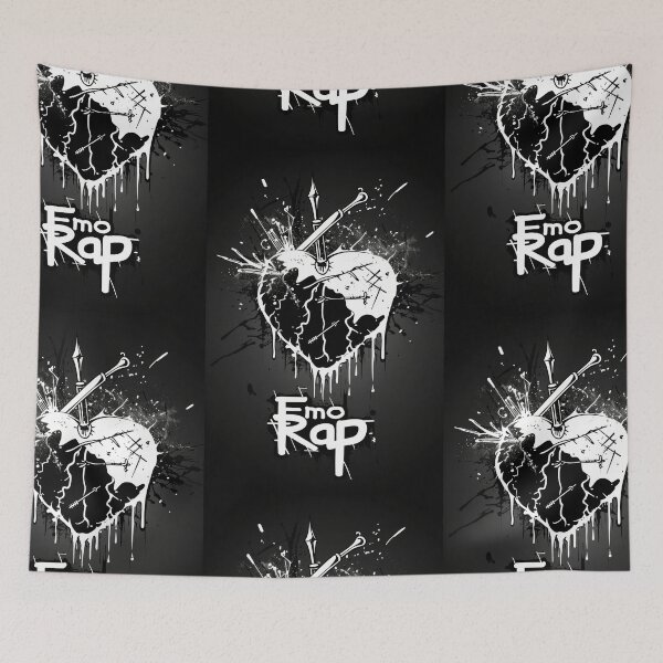 Item preview, Gothic Emo Rap Heart designed and sold by Piotrek0001.