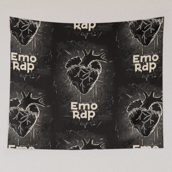 Item preview, Gothic Emo Rap Heart designed and sold by Piotrek0001.
