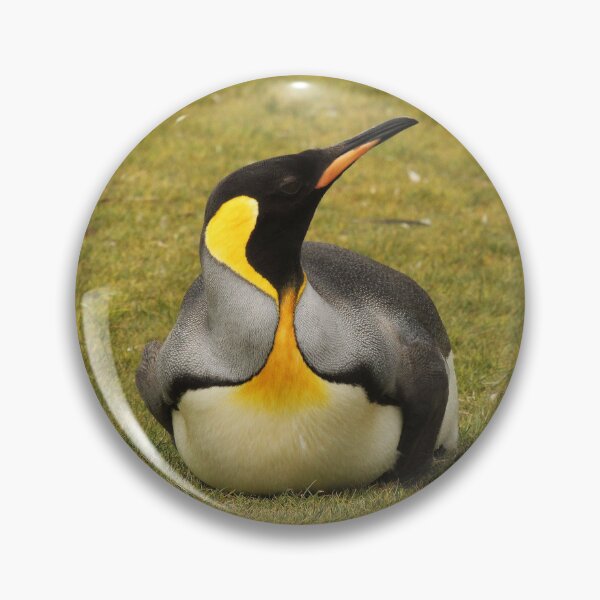 Item preview, King Penguin Laying in Grass designed and sold by SBPenguins.