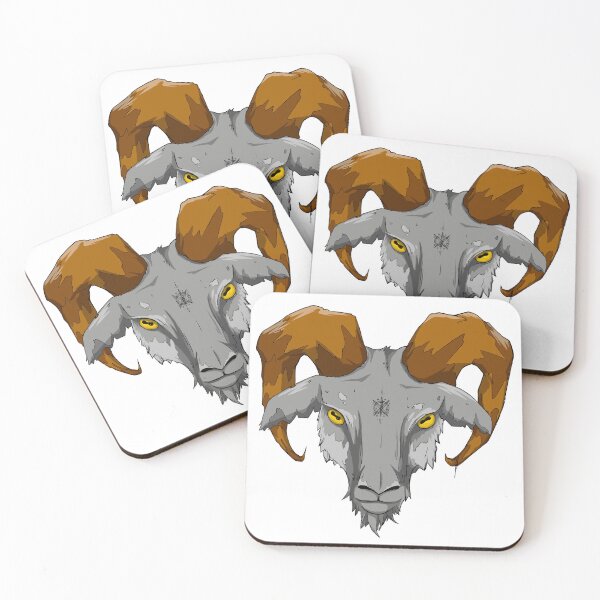Item preview, Goat Mask designed and sold by feedthewallart.