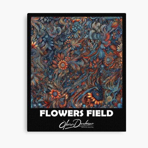 Aperçu de l'œuvre Flowers field 66 créée et vendue par olivier duchossoir.