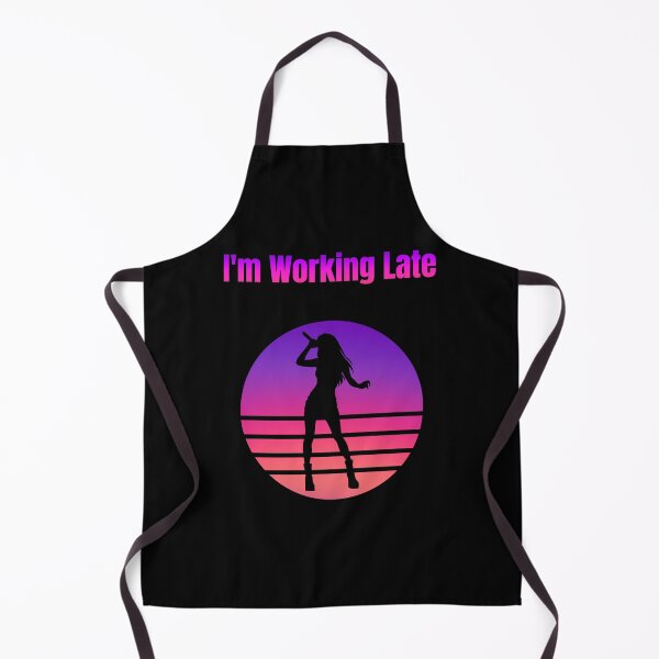 Item preview, I'm Working Late Female Singer Long Hair Silhouette  designed and sold by Artography Designs.