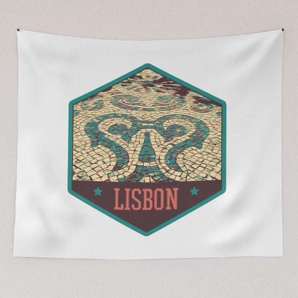 Item preview, Portuguese Street Paving Lisbon Illustration designed and sold by Lemomo-artworks.