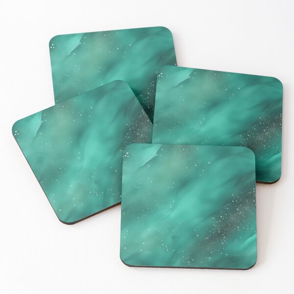 Item preview, Agua abstracta verde mediterránea designed and sold by CalmnessbyChoice.
