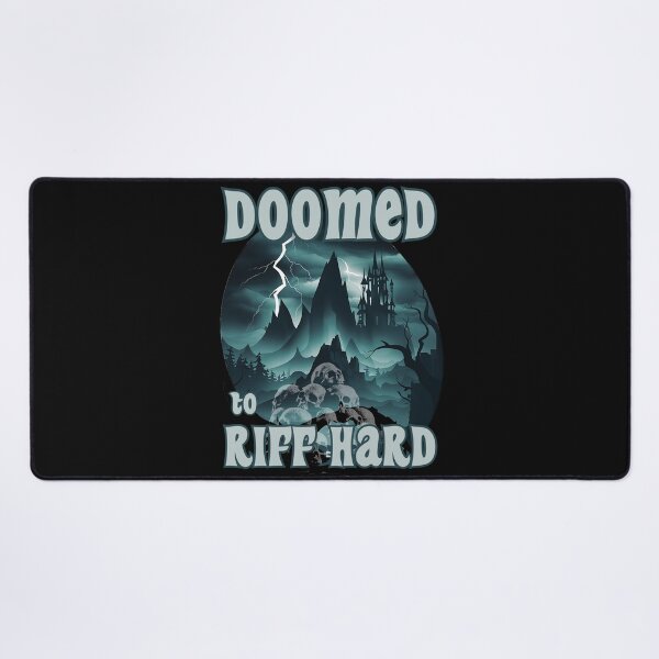 Artikelvorschau, DOOMED to RIFF HARD Doom Metal tief und laut gestimmtes Artdesign entworfen und verkauft von Jt41.