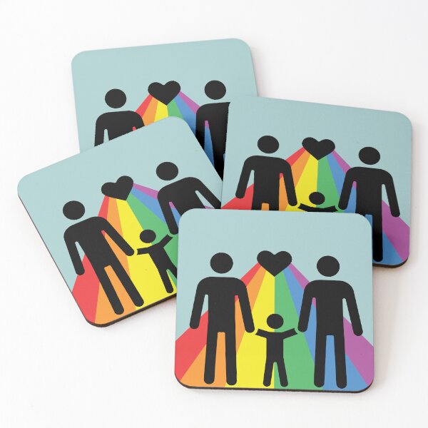 Item preview, Two Dads Family Rainbow Lgbtq Flag Pride Mlm designed and sold by MomentumCloset.
