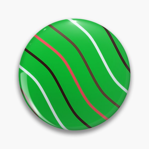 Item preview, White, Brown, Pink And Black Waves On Light Green Pattern designed and sold by PatternsPalette.