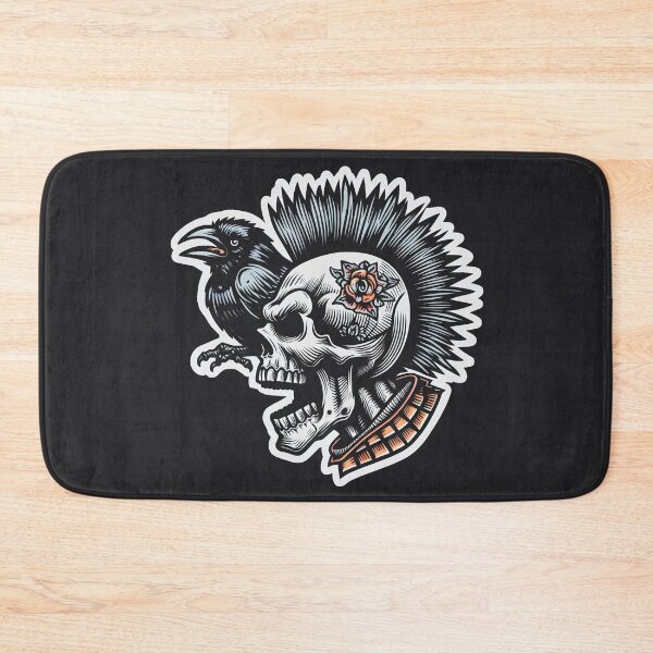 Item preview, Punk Rocker Raven  designed and sold by CreepyCornerArt.