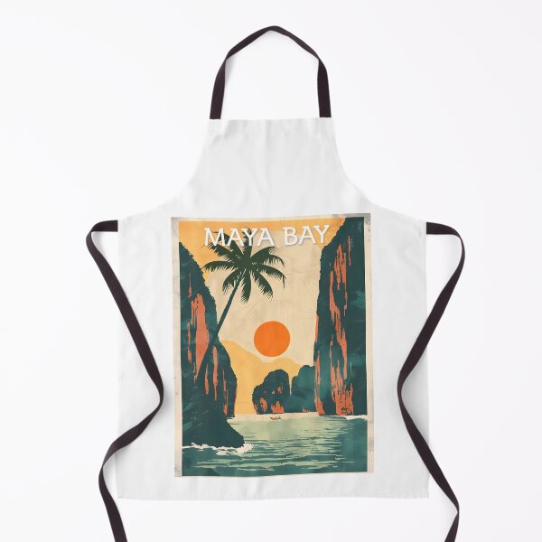 Item preview, Maya Bay Vintage Poster designed and sold by taniasofia.