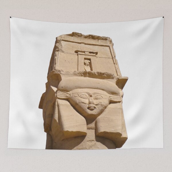 Item preview, Aswan, Egypt - Ancient Egyptian Goddess Hathor at Kalabsha designed and sold by photophantom.