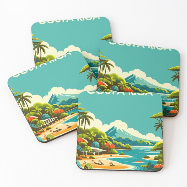 Item preview, Costa rica travel poster  designed and sold by Arctic frame studio.