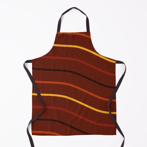 Item preview, Black, Orange, Yellow And Red Waves On Burgundy Pattern designed and sold by PatternsPalette.