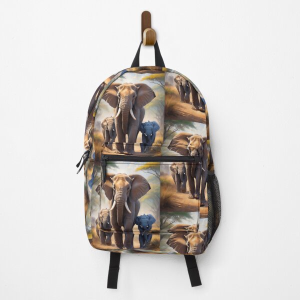Item preview, A family of elephants walks in the savannah. designed and sold by KilianSzmid.