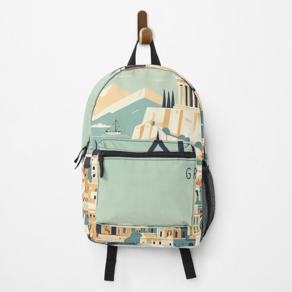 Item preview, Athens greece travel poster designed and sold by Arctic frame studio.