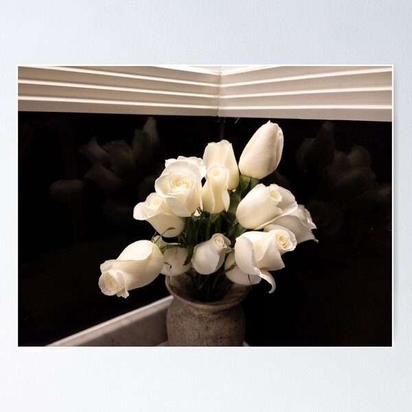 Item preview, white roses designed and sold by yunee.