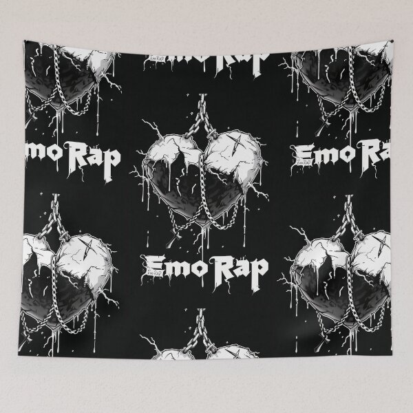 Item preview, Gothic Emo Rap Heart designed and sold by Piotrek0001.