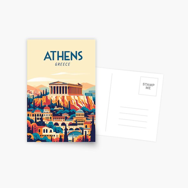 Item preview, Athens, Greece  Parthenontravel poster  designed and sold by Arctic frame studio.