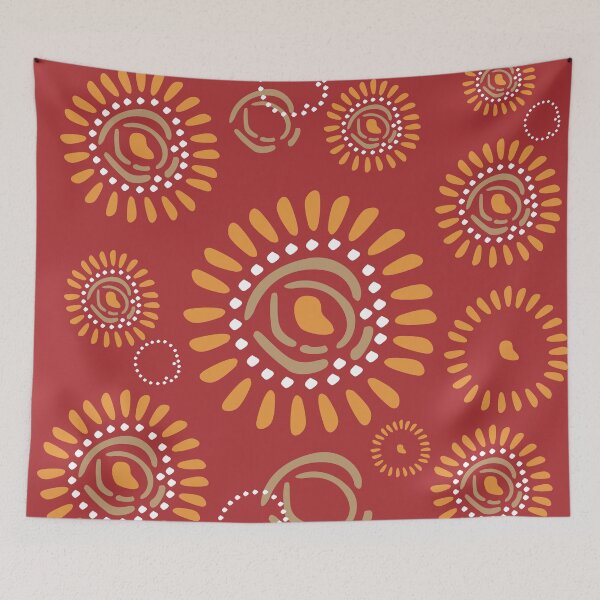 Item preview, Colorful flower patterns designed and sold by Wolagno.