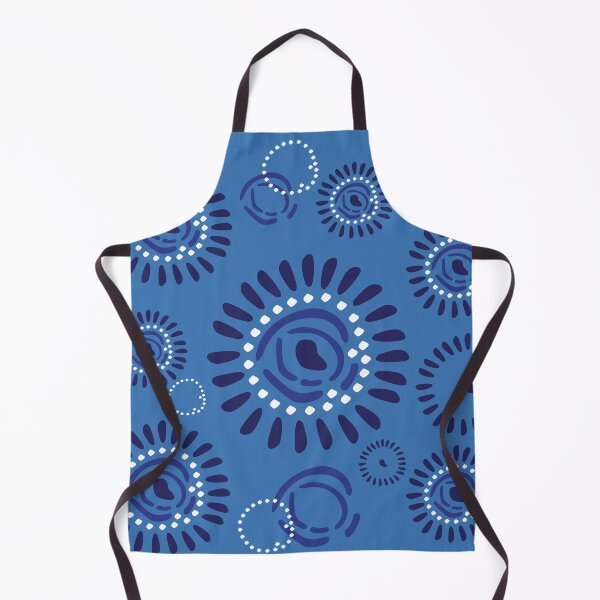 Artikelvorschau, Blaue Blumenmuster entworfen und verkauft von Wolagno.