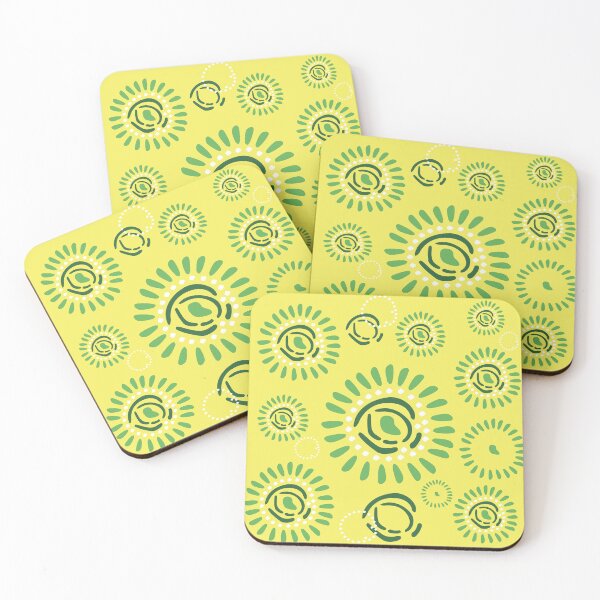 Item preview, Yellow flower patterns designed and sold by Wolagno.
