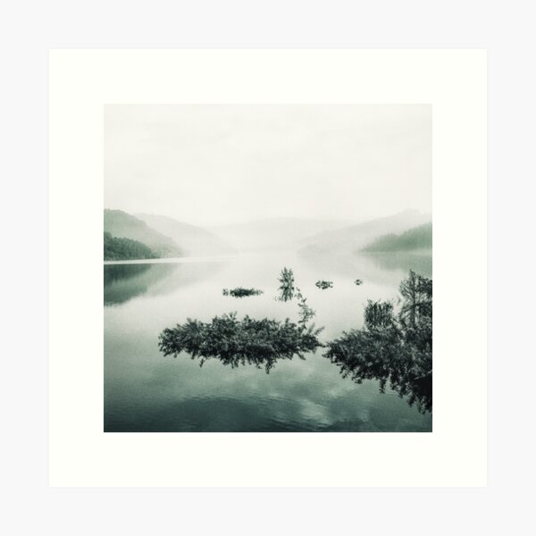 Item preview, Echo's Answer // Misty Wilderness Forest Lake Covered In Magic Light And Fog designed and sold by Tordis Kayma.