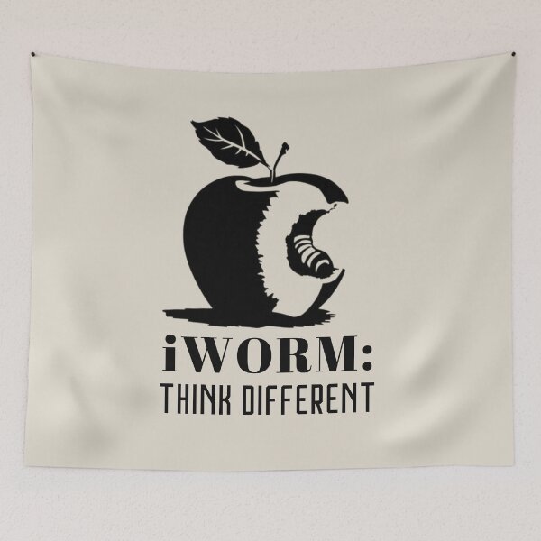 Item preview, I Worm Think Different designed and sold by Anniko Art Studio.