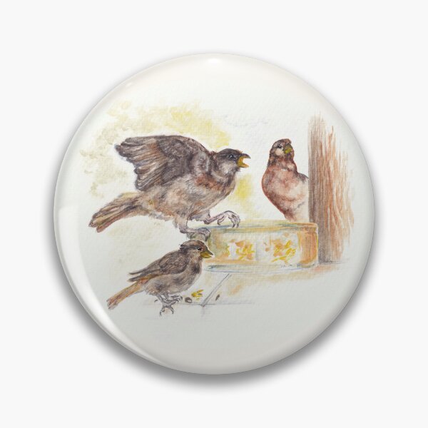 Item preview, Sparrows at the feeder designed and sold by Trin4ever.