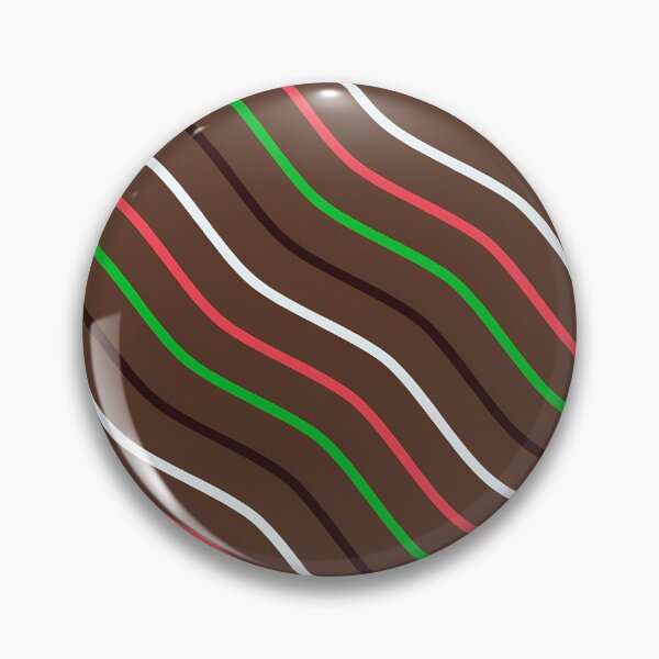 Item preview, Dark Brown, White, Pink And Lime Green Waves On Brown Pattern designed and sold by PatternsPalette.