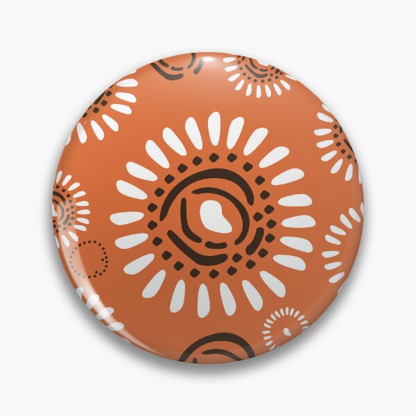 Artikelvorschau, Orange Blumenmuster entworfen und verkauft von Wolagno.