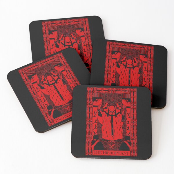 Item preview, The Hierophant - Crimson Tarot Cards Sunweaver designed and sold by Sunweaver.