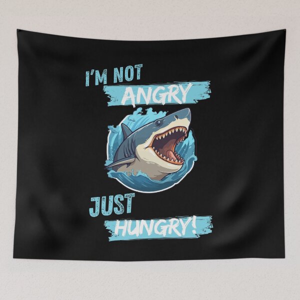 Item preview, I'M Not Angry - Just Hungry designed and sold by Playful-Monster.