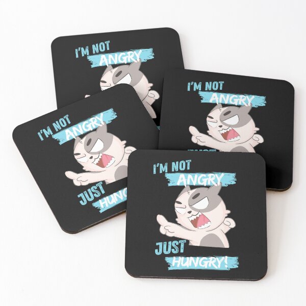 Item preview, I'M Not Angry - Just Hungry designed and sold by Playful-Monster.