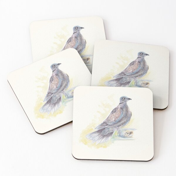 Item preview, Dove at the feeder designed and sold by Trin4ever.