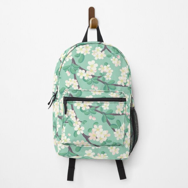 Item preview, Apple Blossom Pattern on Green designed and sold by littleclyde.