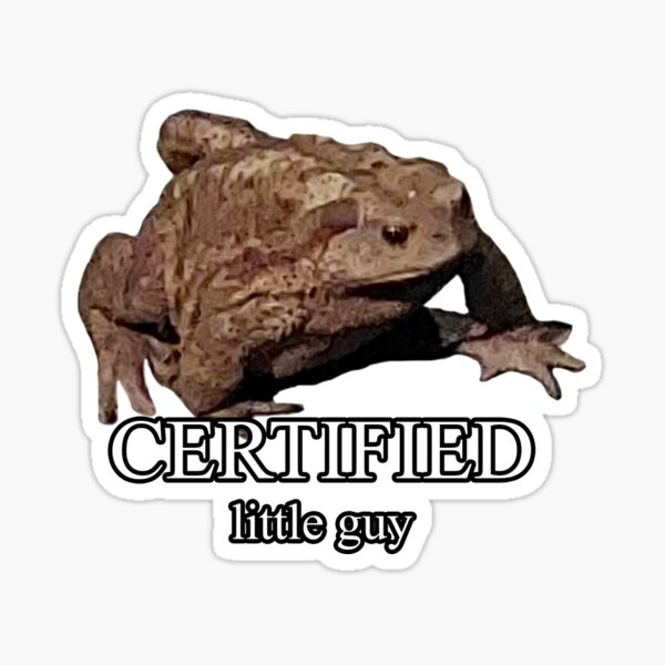 Item preview, Certified little guy Brown Frog Toad designed and sold by chookiebookie.