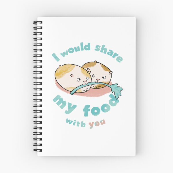 Item preview, Cute Guinea pigs sharing food in love designed and sold by Szofink.