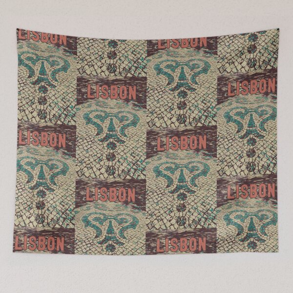 Item preview, Portuguese Street Paving Lisbon Illustration designed and sold by Lemomo-artworks.