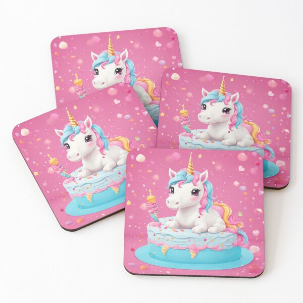 Item preview, Cute Unicorn Birthday Cake designed and sold by Sadia  Jannat.