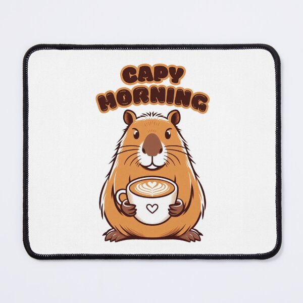 Item preview, Capybara capy morning good morning coffee gift designed and sold by Newhyperion.