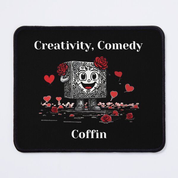 Item preview, Creativity, Comedy, Coffin T-shirt - sarcastic quote, happy cartoon, an ironic designed and sold by ChuckleCharmz.