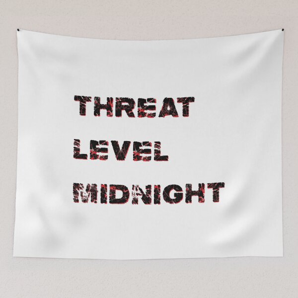Item preview, Threat Level Midnight text designed and sold by sheelatewatia.