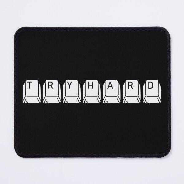 Item preview, Try Hard Keyboard Keys Design designed and sold by TheVibeMerchant.