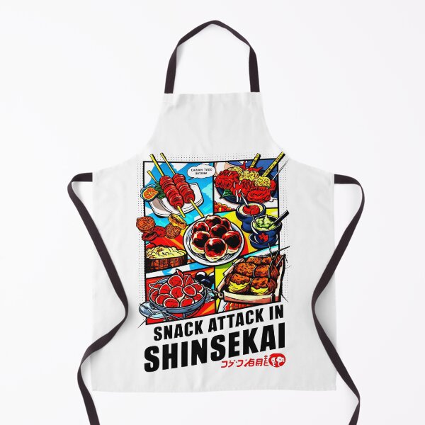 Item preview, SNACK ATTACK IN SHINSEKAI: A Culinary Adventure Through Osaka's Vibrant Street Food Scene designed and sold by SplashTastic.