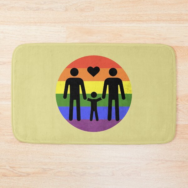 Item preview, Two Dads Family Rainbow LGBT Flag Pride Mlm  designed and sold by MomentumCloset.