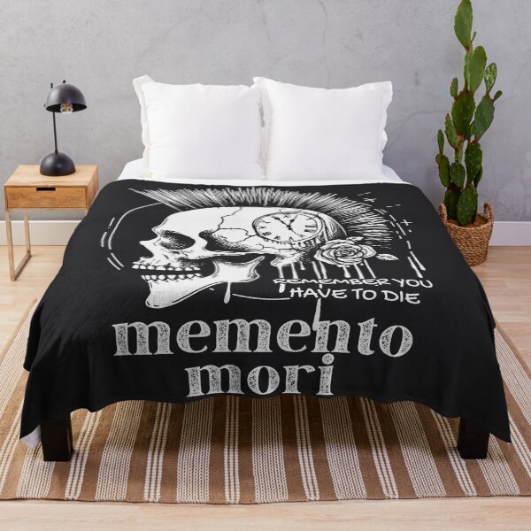 Item preview, Memento Mori Skull designed and sold by CreepyCornerArt.