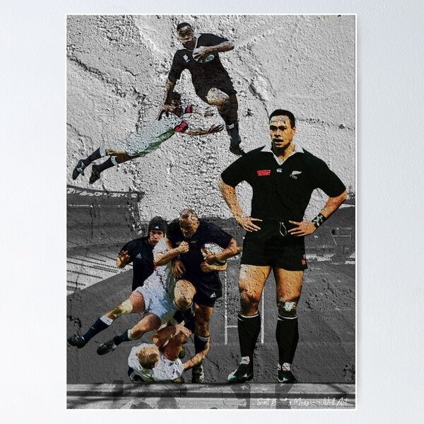 Item preview, Rugby Warriors- Jonah Lomu- New Zealand designed and sold by Another Pic In The Wall By Scott Bradley Musgrave.