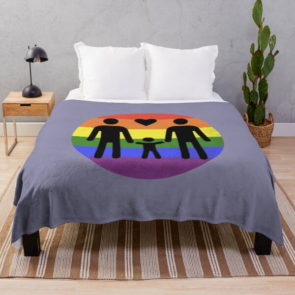 Item preview, Two Dads Family Rainbow LGBT Flag Pride Mlm designed and sold by MomentumCloset.
